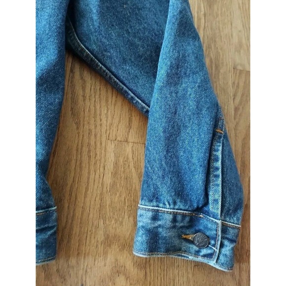 RARE BLUE DENIM JACKET BUTTERFIELD STAGE Silverton Las Vegas Size Large 90's - Picture 7 of 11